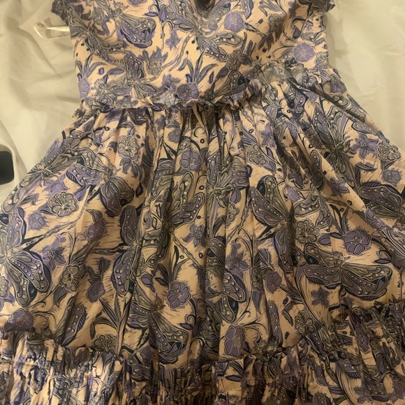 NWT agua bendita Rosa strapless dress - Picture 4 of 5